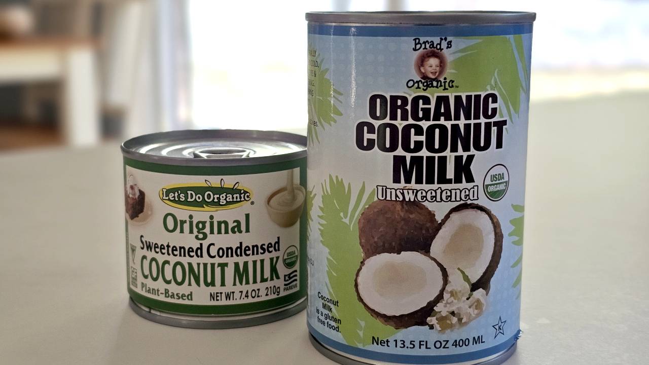 canned coconut milk