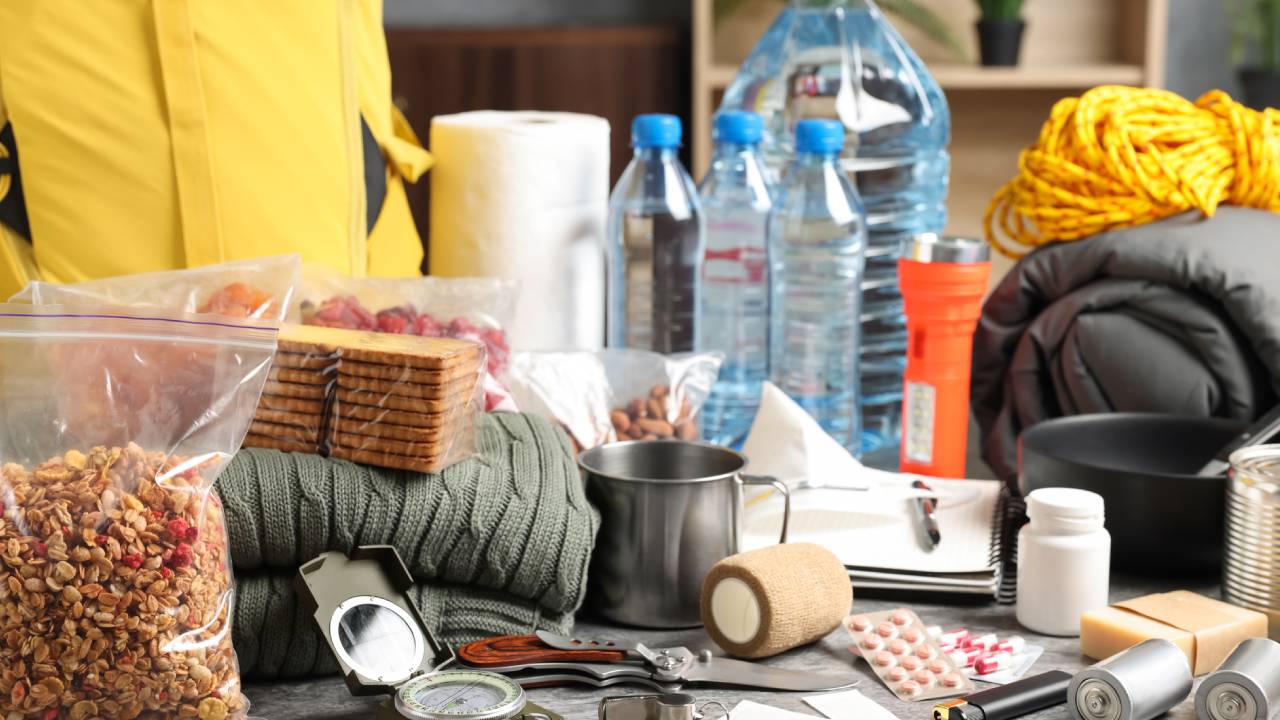 emergency items for a variety of emergency prep bags