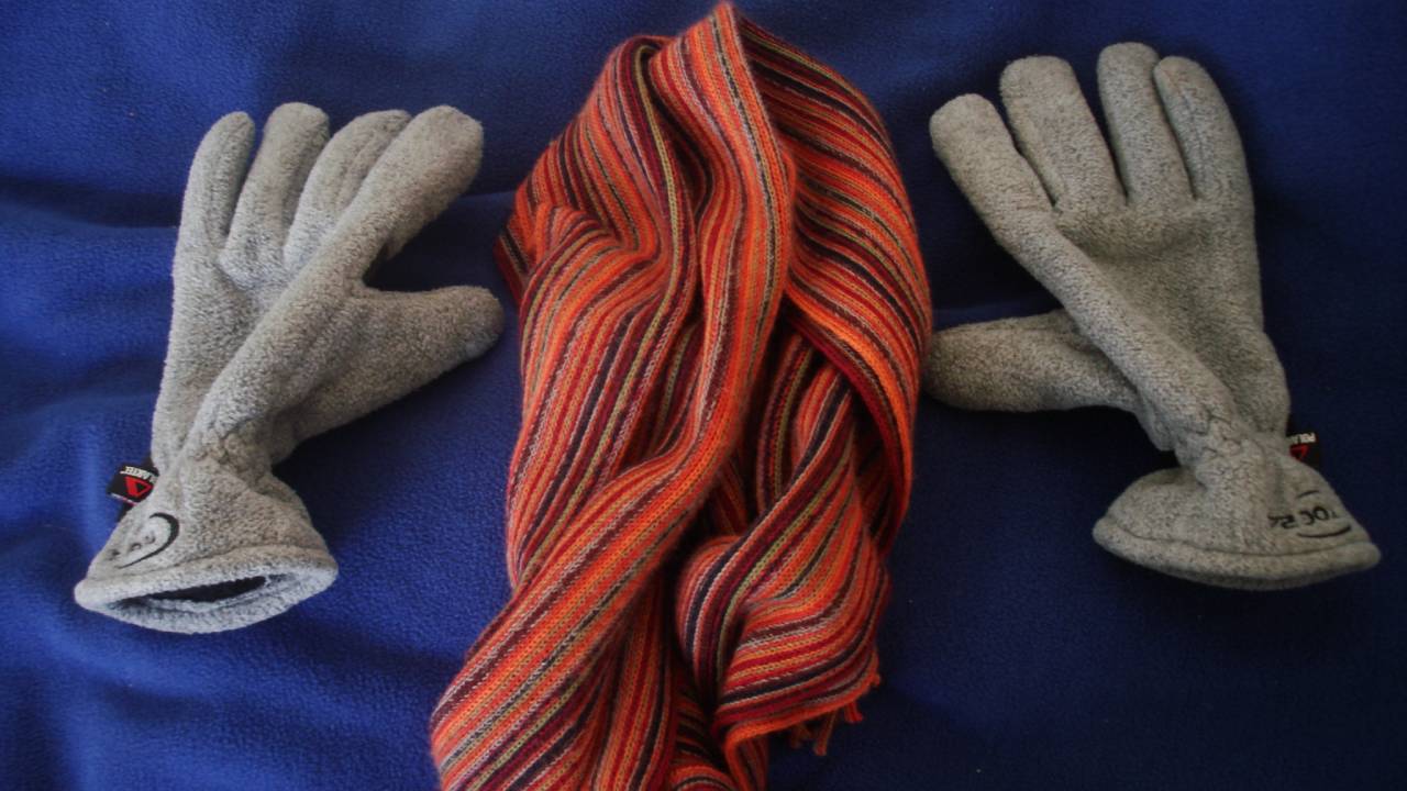 hats and gloves