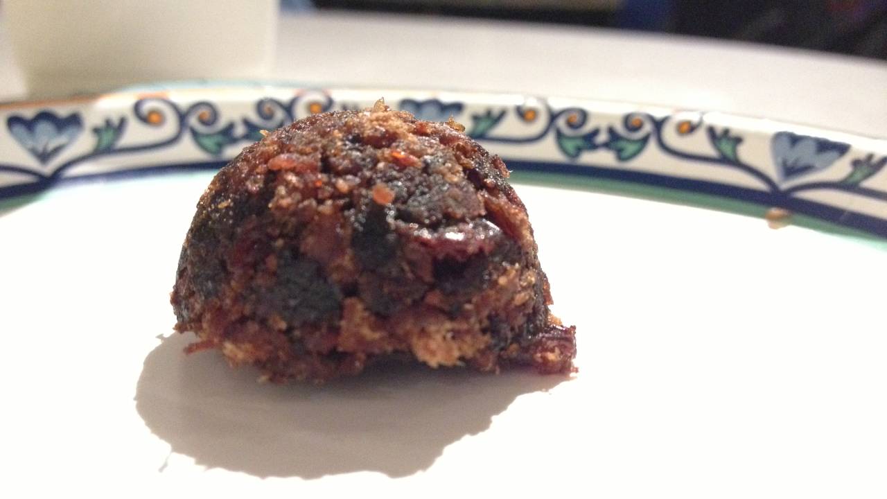 pemmican ball on plate
