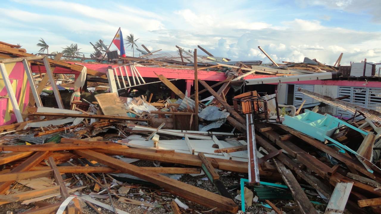aftermath of Typhoon Bopha in Davao Oriental