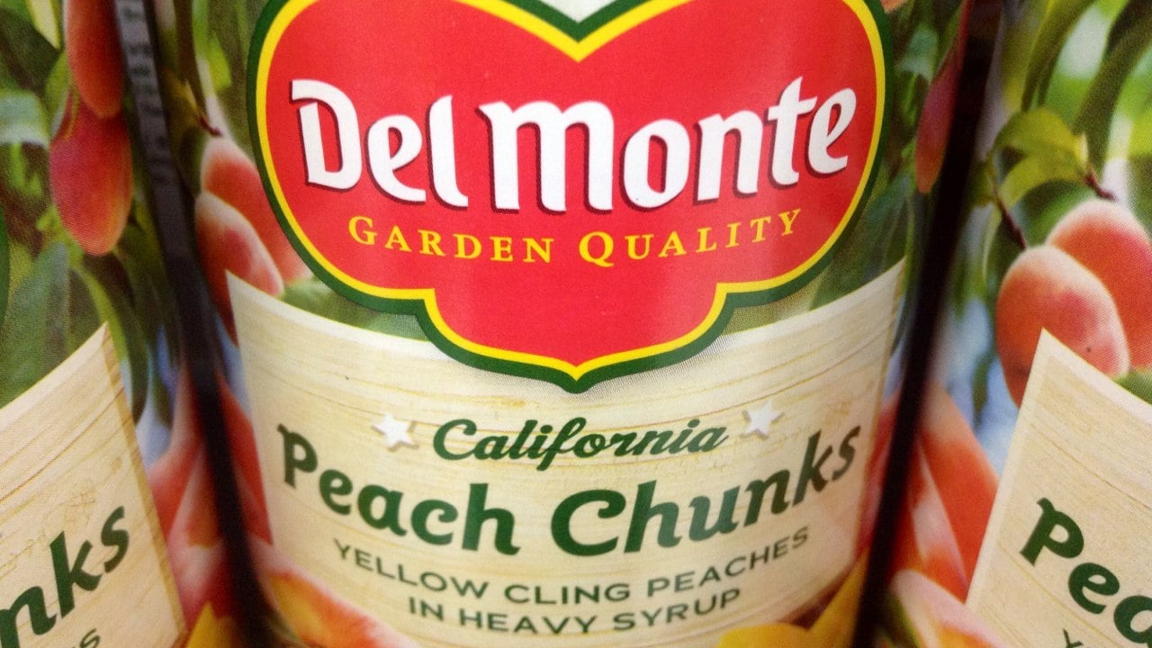 Canned peaches