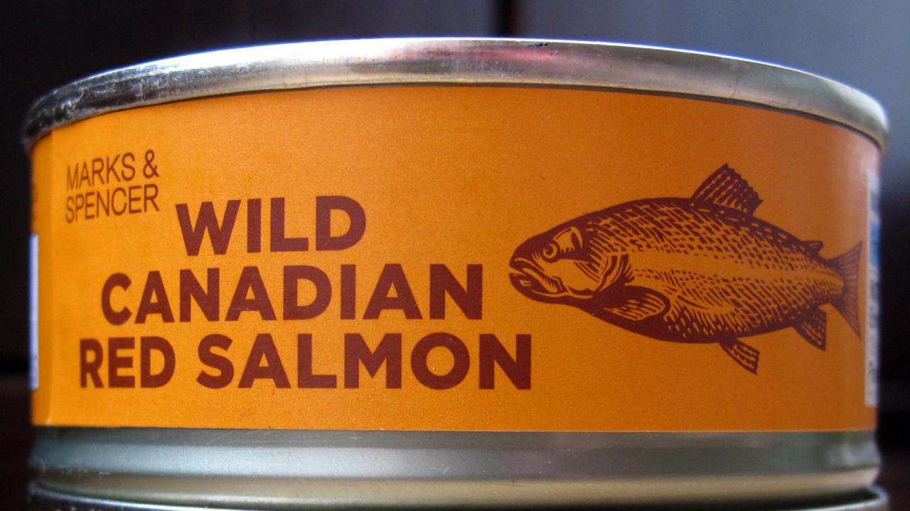 Canned salmon