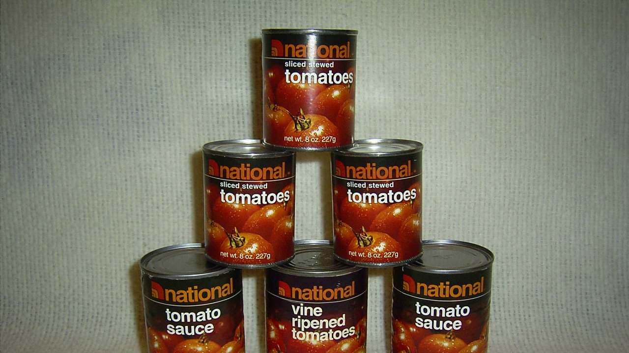 Canned tomatoes
